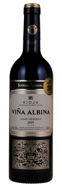 2009 Bodegas Riojanas Vina Albina Rioja Gran Reserva, 750ml