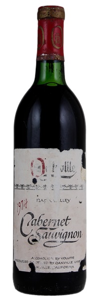 1974 Oakville Vineyards Cabernet Sauvignon, 750ml