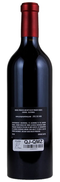 2008 Progeny Winery Special Selection Reserve Cabernet Sauvignon, 750ml