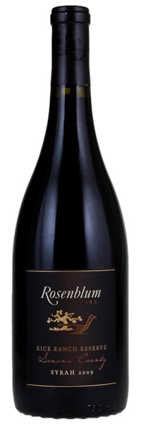 2009 Rosenblum Kick Ranch Syrah Reserve, 750ml