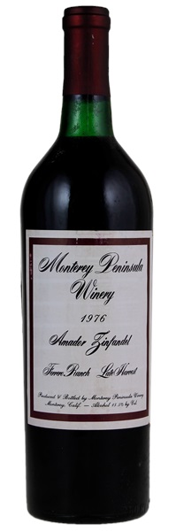 1976 Monterey Peninsula Ferrero Ranch Amador Zinfandel, 750ml