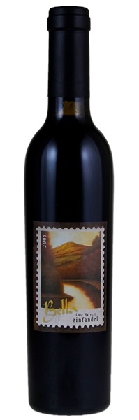 2005 Bella Vineyards Big River Ranch Late Harvest Zinfandel, 375ml