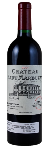 2001 Château Haut-Marbuzet, 750ml