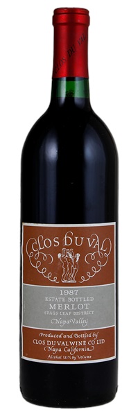 1987 Clos du Val Stag's Leap Merlot, 750ml