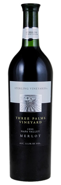 1995 Sterling Vineyards Three Palms Merlot, 750ml