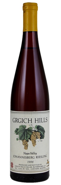 1986 Grgich Hills Johannisberg Riesling, 750ml