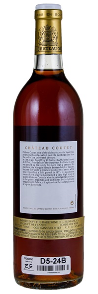 1981 Château Coutet Cuvee Madame, 750ml