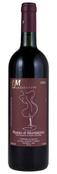 2004 Lazzeretti Rosso di Montalcino, 750ml