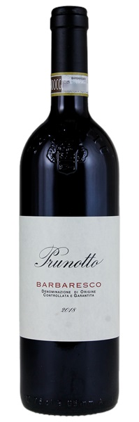 2018 Prunotto Barbaresco