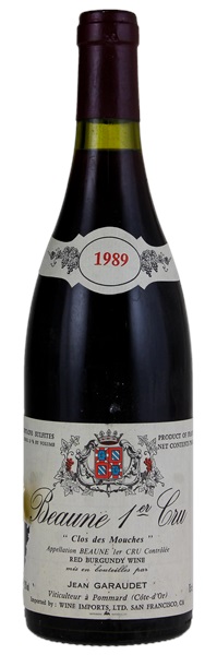 1989 Domaine Jean Garaudet Beaune Clos des Mouches, 750ml