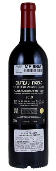 2019 Château Figeac, 750ml