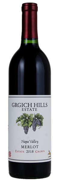 2018 Grgich Hills Estate Grown Merlot, 750ml
