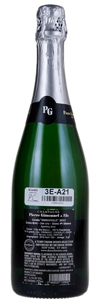 2012 Pierre Gimonnet Premier Cru Oenophile Blanc de Blancs Non Dose, 750ml