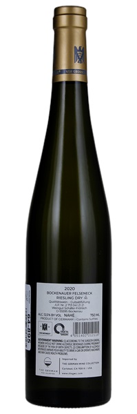 2020 Schäfer-Fröhlich Bockenauer Felseneck Riesling Grosses Gewachs Goldkapsel #21, 750ml