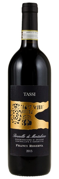 2015 Tassi Brunello di Montalcino Franci Riserva, 750ml