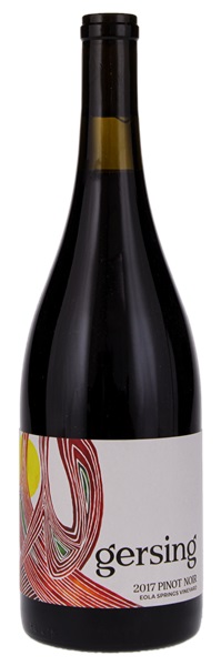 2017 Gersing Cellars Eola Springs Pinot Noir, 750ml