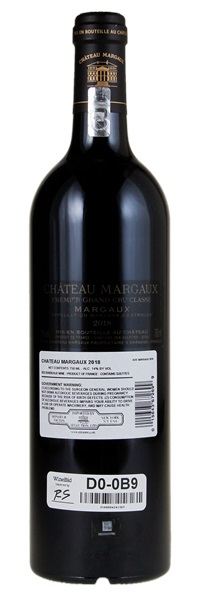 2018 Château Margaux, 750ml