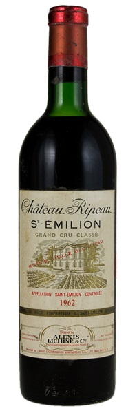 1962 Château Ripeau, 750ml