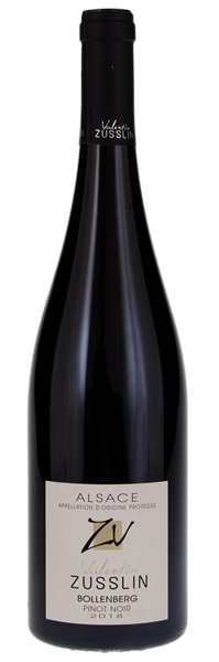 2018 Domaine Valentin Zusslin Pinot Noir Bollenberg, 750ml
