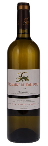 2018 Domaine de l'Alliance Exterieur, 750ml