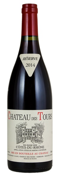 2014 Chateau des Tours Côtes du Rhône Reserve, 750ml