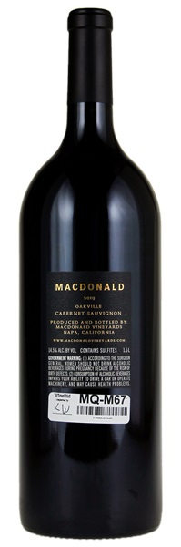 2019 MacDonald Cabernet Sauvignon, 1.5ltr