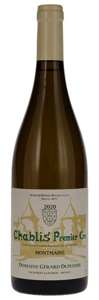 2020 Gerard Duplessis Chablis Montmains, 750ml