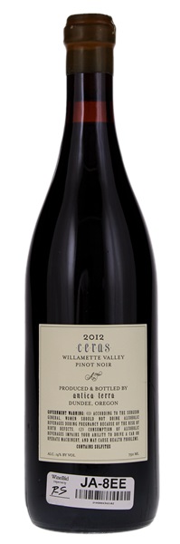 2012 Antica Terra Ceras Pinot Noir, 750ml