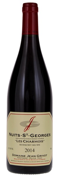 2014 Jean Grivot Nuits St. Georges Les Charmois, 750ml