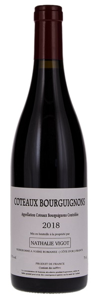 2018 Nathalie Vigot Coteaux Bourguignons, 750ml