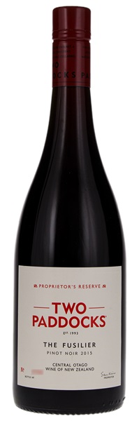 2015 Two Paddocks Bannockburn Vineyard Proprietor's Reserve The Fusilier Pinot Noir (Screwcap), 750ml