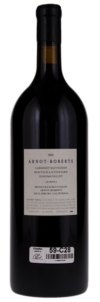 2012 Arnot-Roberts Montecillo Vineyard Cabernet Sauvignon, 1.5ltr