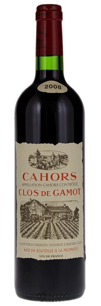 2008 Jean Jouffreau Clos de Gamot Cahors, 750ml