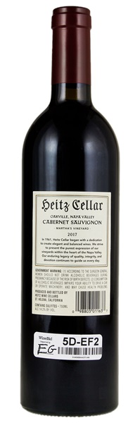 2017 Heitz Martha's Vineyard Cabernet Sauvignon, 750ml