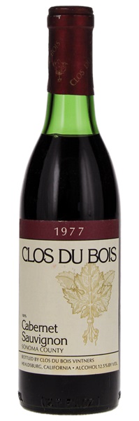 1977 Clos du Bois Cabernet Sauvignon, 375ml