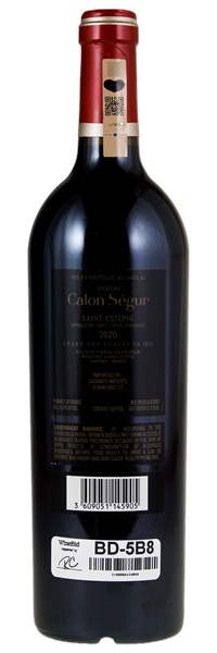 2020 Château Calon-Segur, 750ml