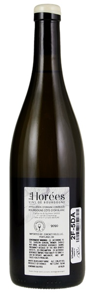 2020 Les Horées Bourgogne Blanc Aganippe, 750ml