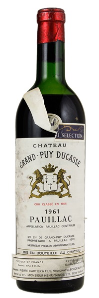 1961 Château Grand-Puy-Ducasse, 750ml