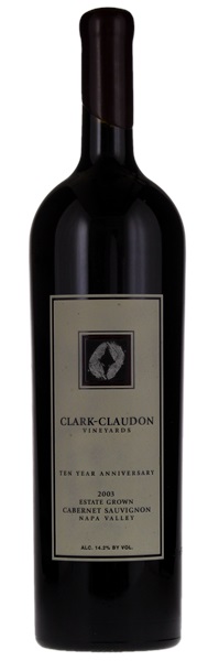 2003 Clark-Claudon Estate 10 Year Anniversary Cabernet Sauvignon, 3.0ltr