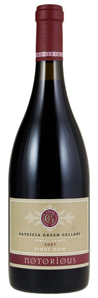 2007 Patricia Green Notorious Pinot Noir, 750ml