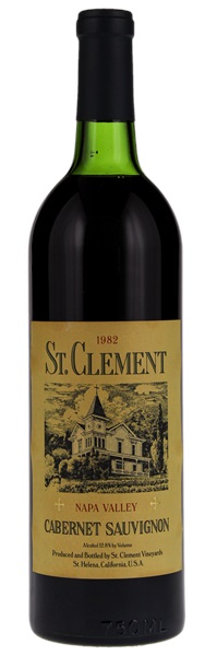 1982 St. Clement Cabernet Sauvignon, 750ml