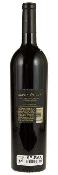 2012 Alpha Omega Sunshine Valley Vineyard Cabernet Franc, 750ml