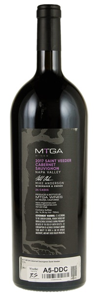 2017 MTGA Wines Saint Veeder Cabernet Sauvignon, 1.5ltr