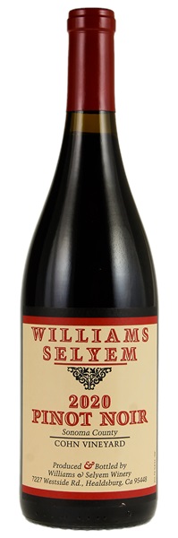 2020 Williams Selyem Cohn Vineyard Pinot Noir, 750ml