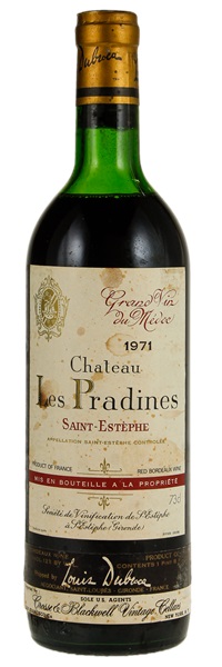 1971 Chateau Les Pradines, 750ml