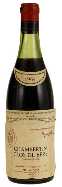 1964 Moillard (negociant) Chambertin Clos de Beze