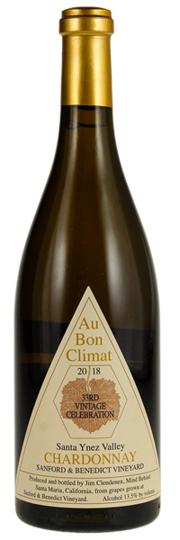 2018 Au Bon Climat Sanford & Benedict Chardonnay
