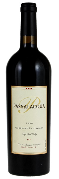 2006 Passalacqua TR Passalacqua Vineyard Block 18 & 19 Cabernet Sauvignon