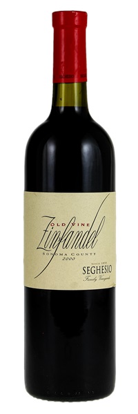 2000 Seghesio Family Winery Old Vine Zinfandel