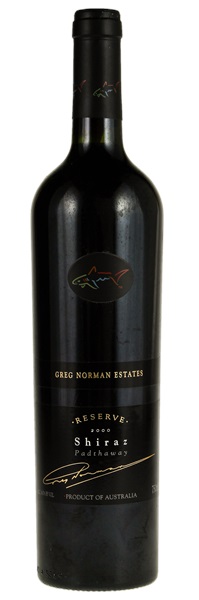 2000 Greg Norman Estates Reserve Shiraz, 750ml